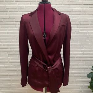 Dynamite tie-wrap blazer size s